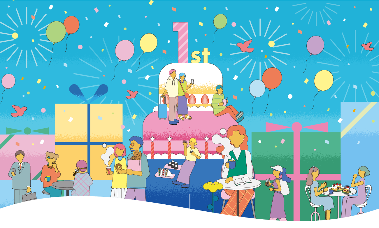 エキュート赤羽みなみ 1st Anniversary 7.28(MON) - 8.3(SUN)