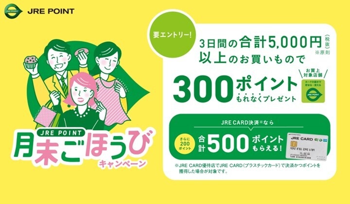 月末ごほうびキャンペーン