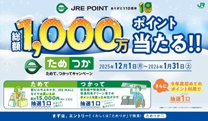 JRE POINT_10周年＿第４弾