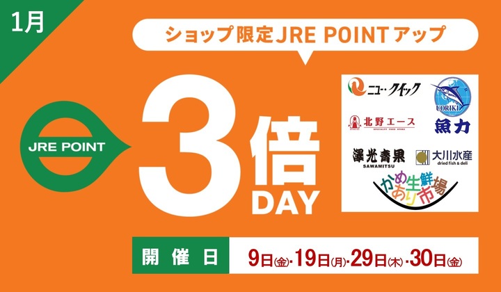 かめあり生鮮市場3倍デー