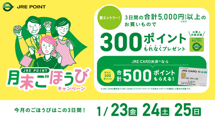 月末ごほうびCP