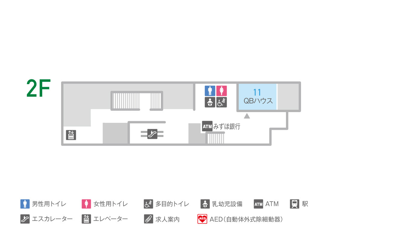 ビーンズ西川口2Fフロアマップ