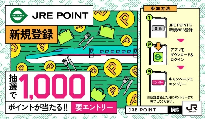 JREPOINTO新規登録キャンペーン