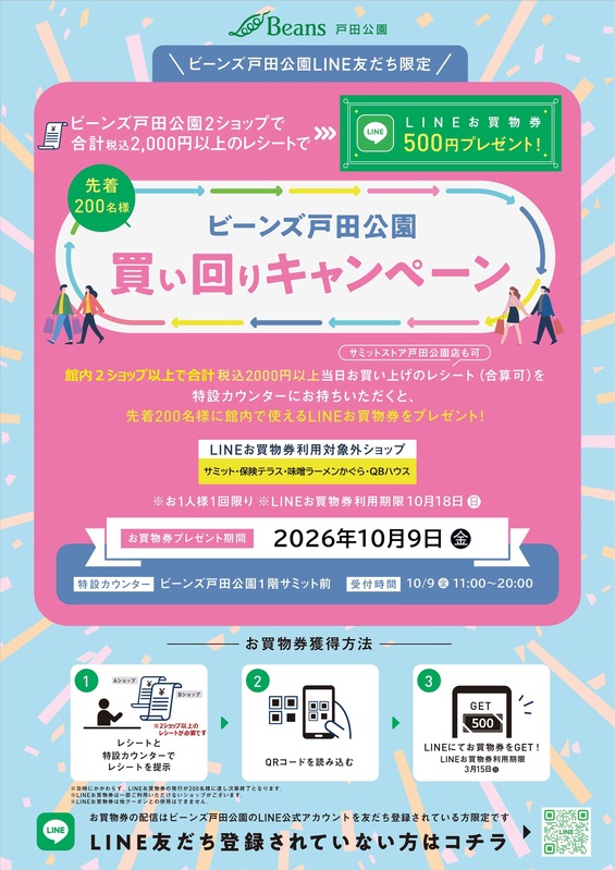 買い回りキャンペーンのお知らせ